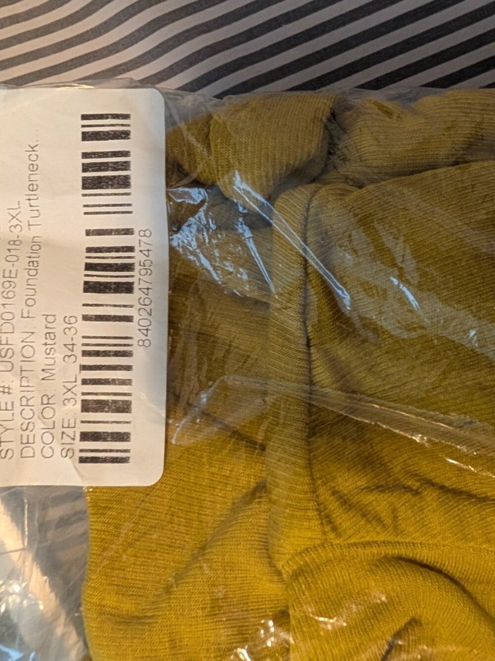 Universal Standard Foundation Turtleneck in MUSTARD - Picture 2 of 2